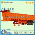 2 axles rear/end dump trailer (semi trailer for sand or bulk cargo transport)